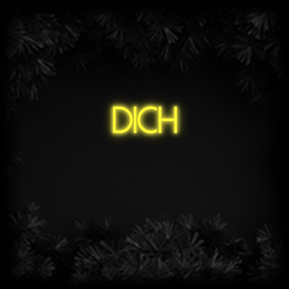 Konfiguriertes Neonschild: DICH - Official Neon - led neon schild schriftzug personalisiert