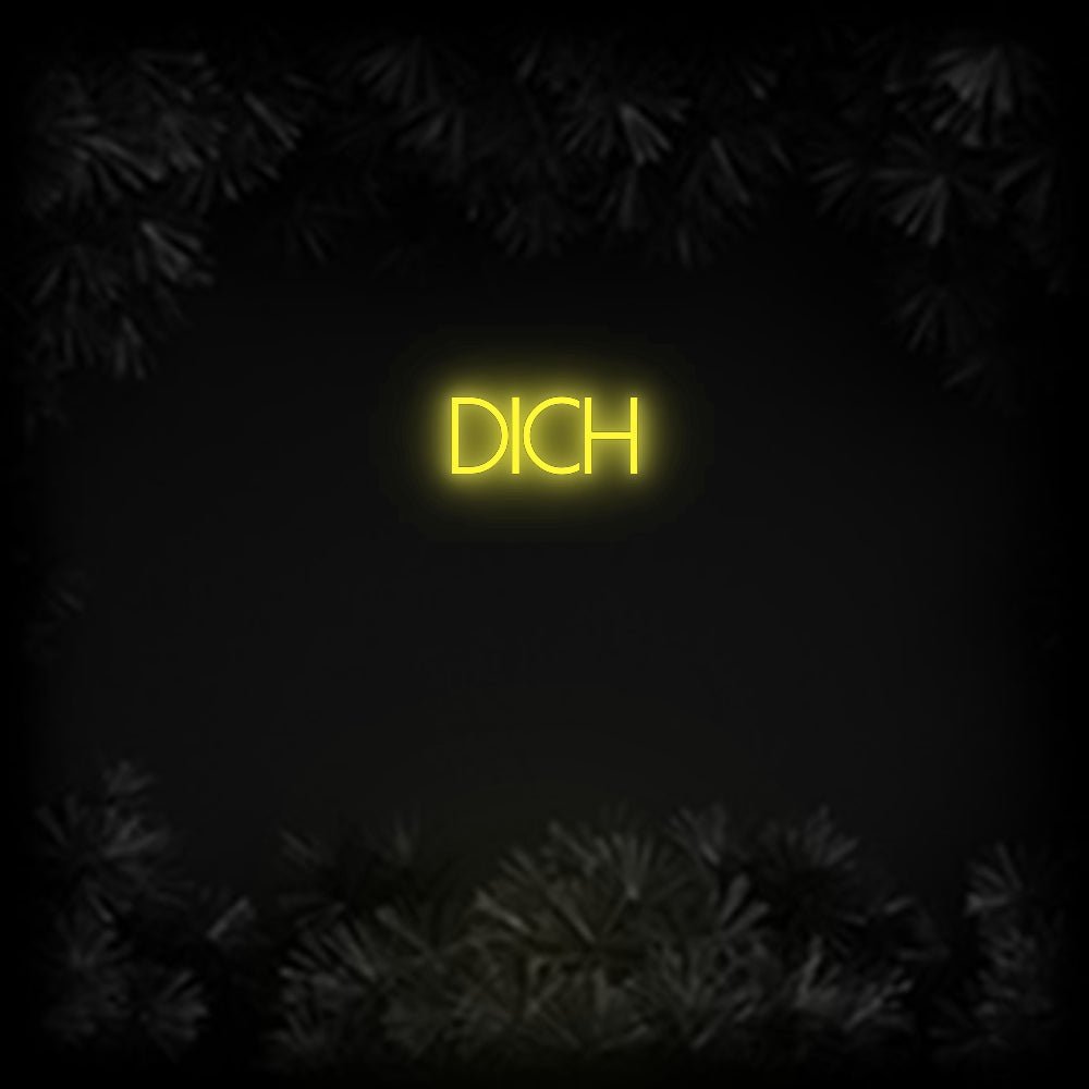 Konfiguriertes Neonschild: DICH - Official Neon - led neon schild schriftzug personalisiert