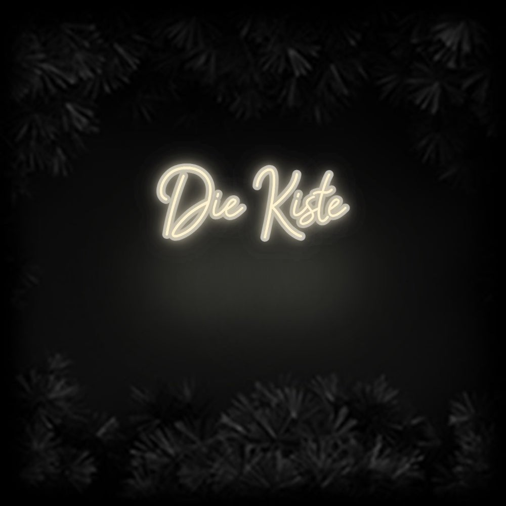 Konfiguriertes Neonschild: Die Kiste - Official Neon - led neon schild schriftzug personalisiert