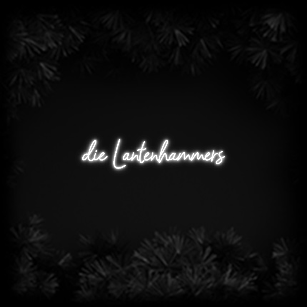 Konfiguriertes Neonschild: die Lantenham... - Official Neon - led neon schild schriftzug personalisiert