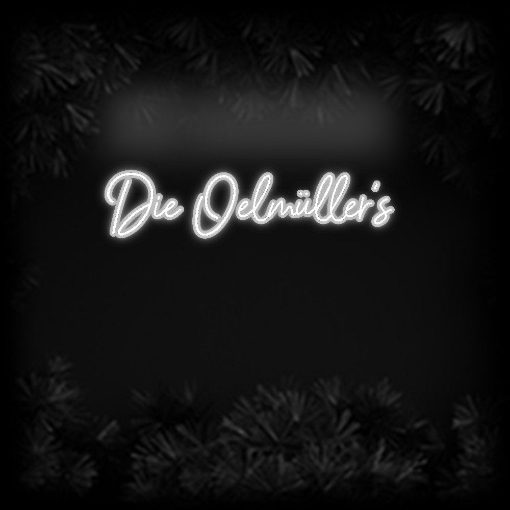 Konfiguriertes Neonschild: Die Oelmüller... - Official Neon - led neon schild schriftzug personalisiert