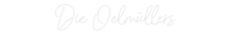 Konfiguriertes Neonschild: Die Oelmüllers - Official Neon - led neon schild schriftzug personalisiert