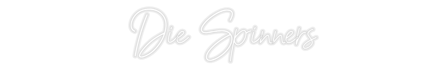 Konfiguriertes Neonschild: Die Spinners - Official Neon - led neon schild schriftzug personalisiert