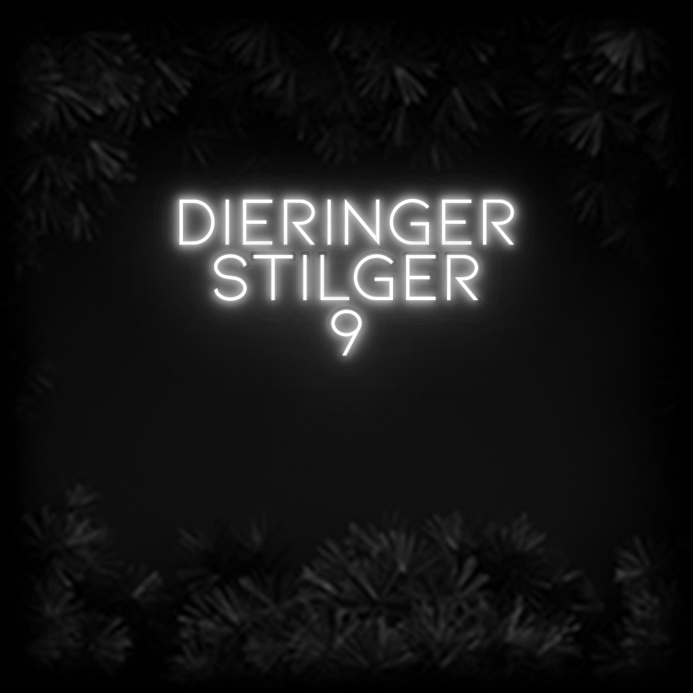 Konfiguriertes Neonschild: Dieringer St... - Official Neon - led neon schild schriftzug personalisiert