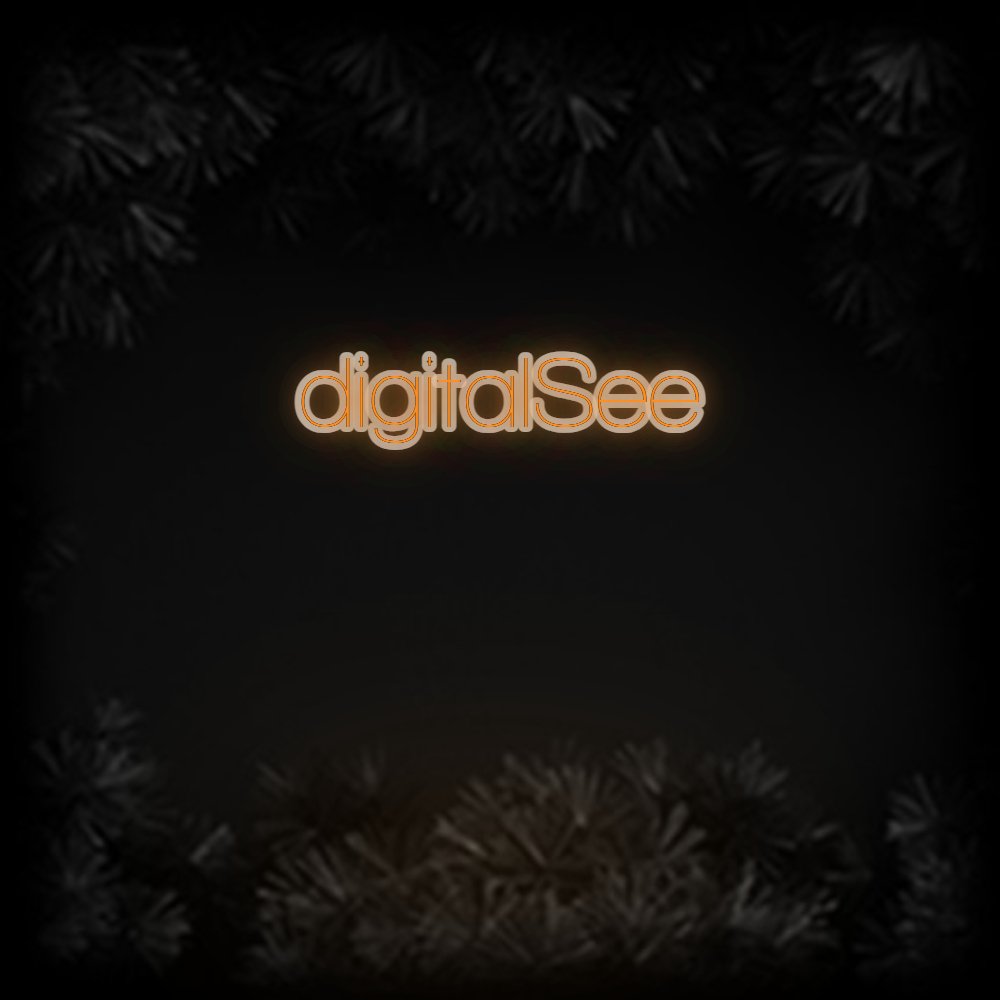 Konfiguriertes Neonschild: digitalSee - Official Neon - led neon schild schriftzug personalisiert