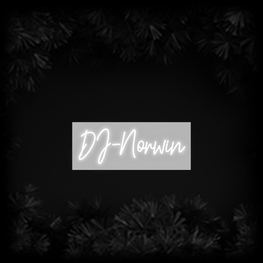 Konfiguriertes Neonschild: DJ - Norwin - Official Neon - led neon schild schriftzug personalisiert