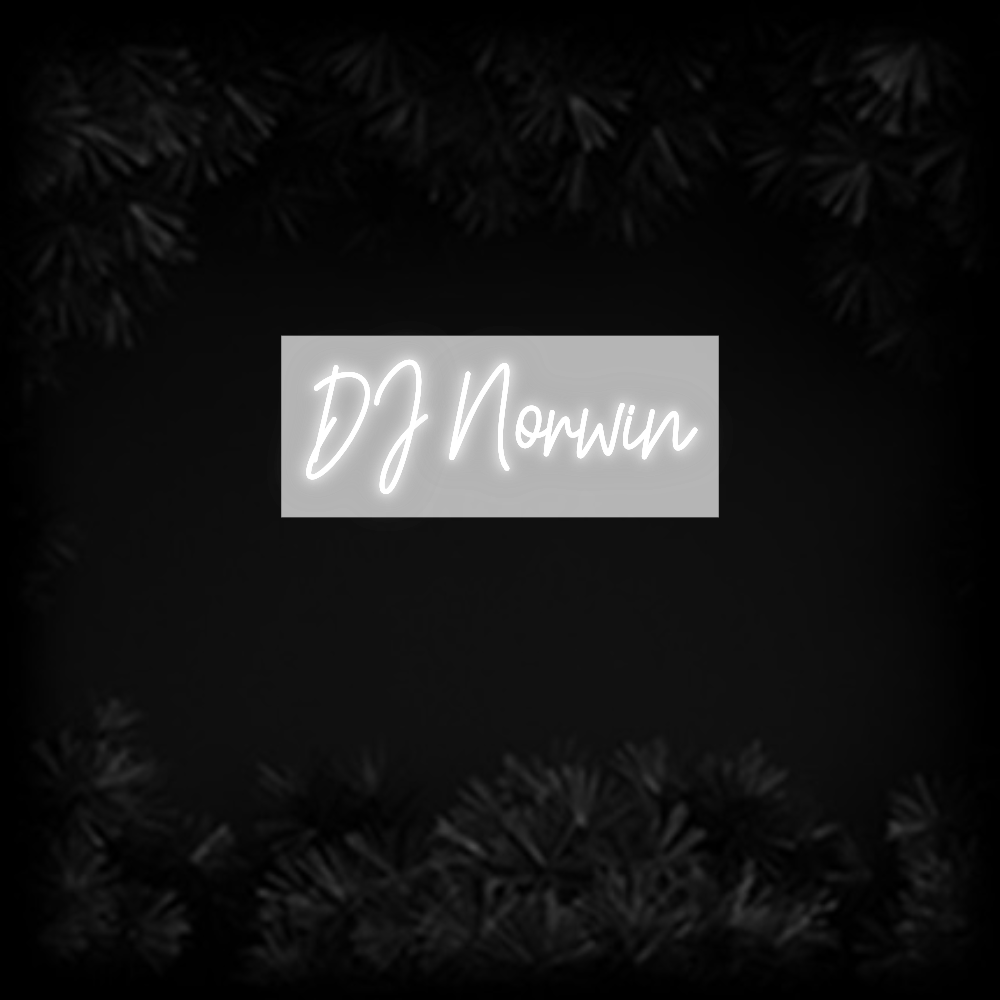 Konfiguriertes Neonschild: DJ Norwin - Official Neon - led neon schild schriftzug personalisiert