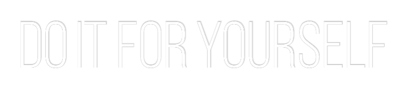 Konfiguriertes Neonschild: Do It For You... - Official Neon - led neon schild schriftzug personalisiert