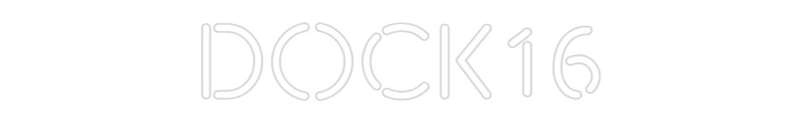 Konfiguriertes Neonschild: DOCK16 - Official Neon - led neon schild schriftzug personalisiert