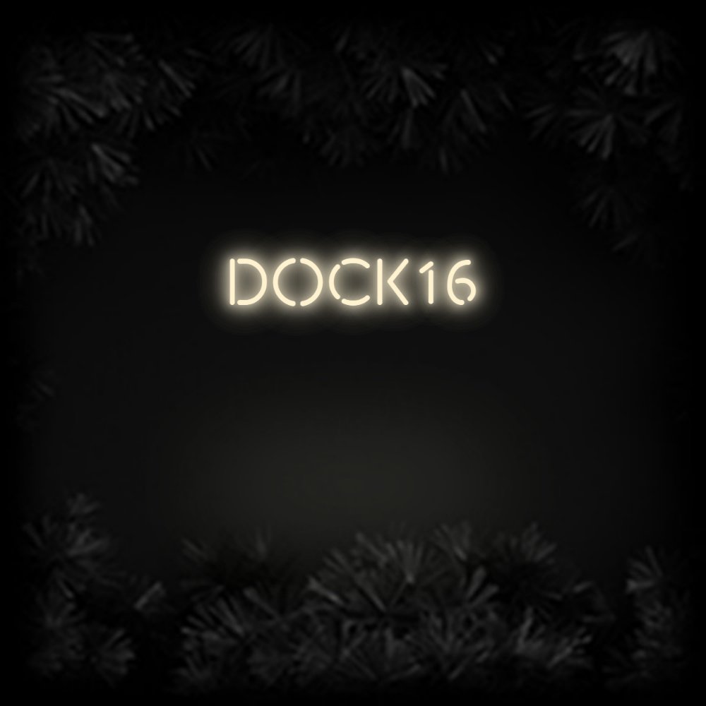 Konfiguriertes Neonschild: DOCK16 - Official Neon - led neon schild schriftzug personalisiert