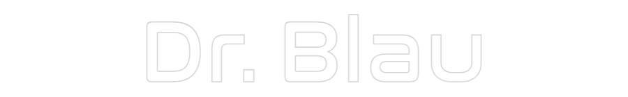 Konfiguriertes Neonschild: Dr. Blau - Official Neon - led neon schild schriftzug personalisiert