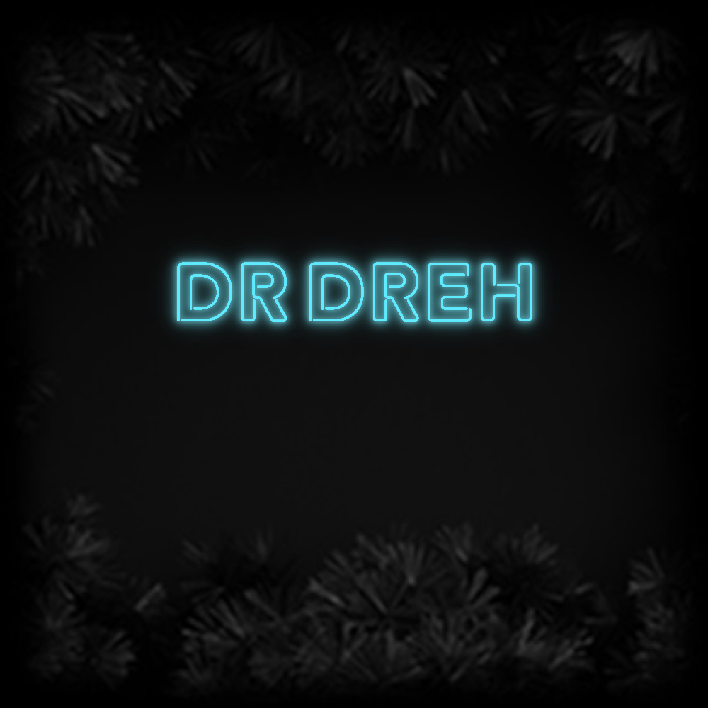 Konfiguriertes Neonschild: DR DREH - Official Neon - led neon schild schriftzug personalisiert