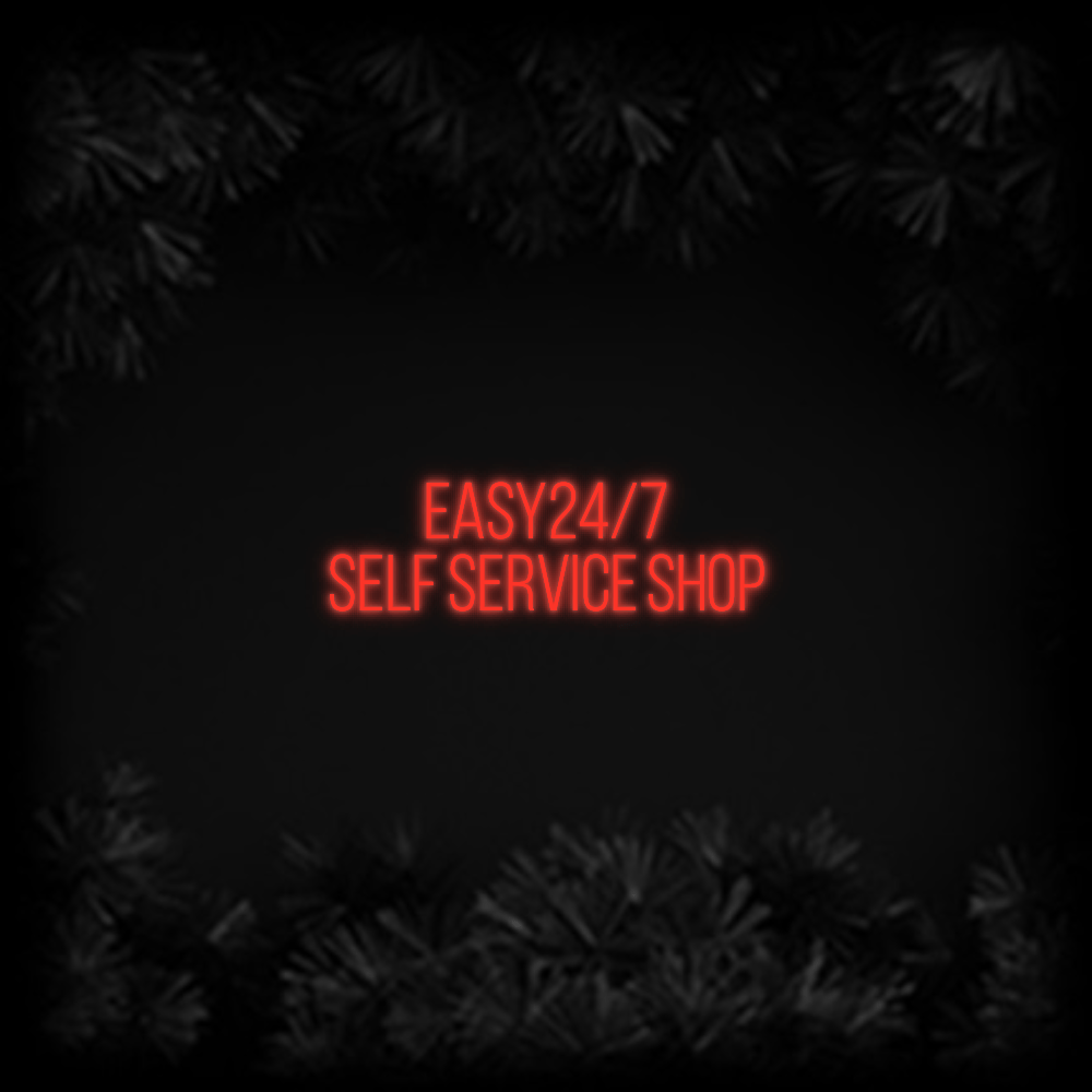 Konfiguriertes Neonschild: EASY24/7 Sel... - Official Neon - led neon schild schriftzug personalisiert