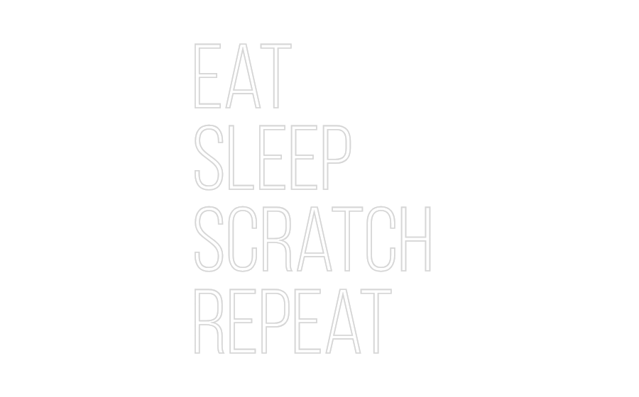 Konfiguriertes Neonschild: Eat Sleep ... - Official Neon - led neon schild schriftzug personalisiert