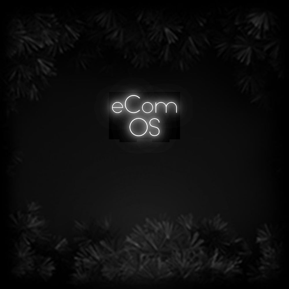 Konfiguriertes Neonschild: eCom OS - Official Neon - led neon schild schriftzug personalisiert