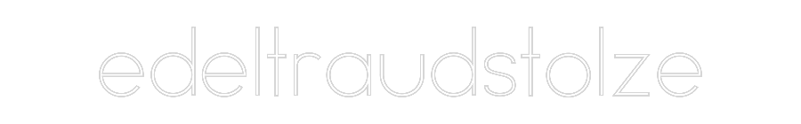 Konfiguriertes Neonschild: edeltraudstolze - Official Neon - led neon schild schriftzug personalisiert