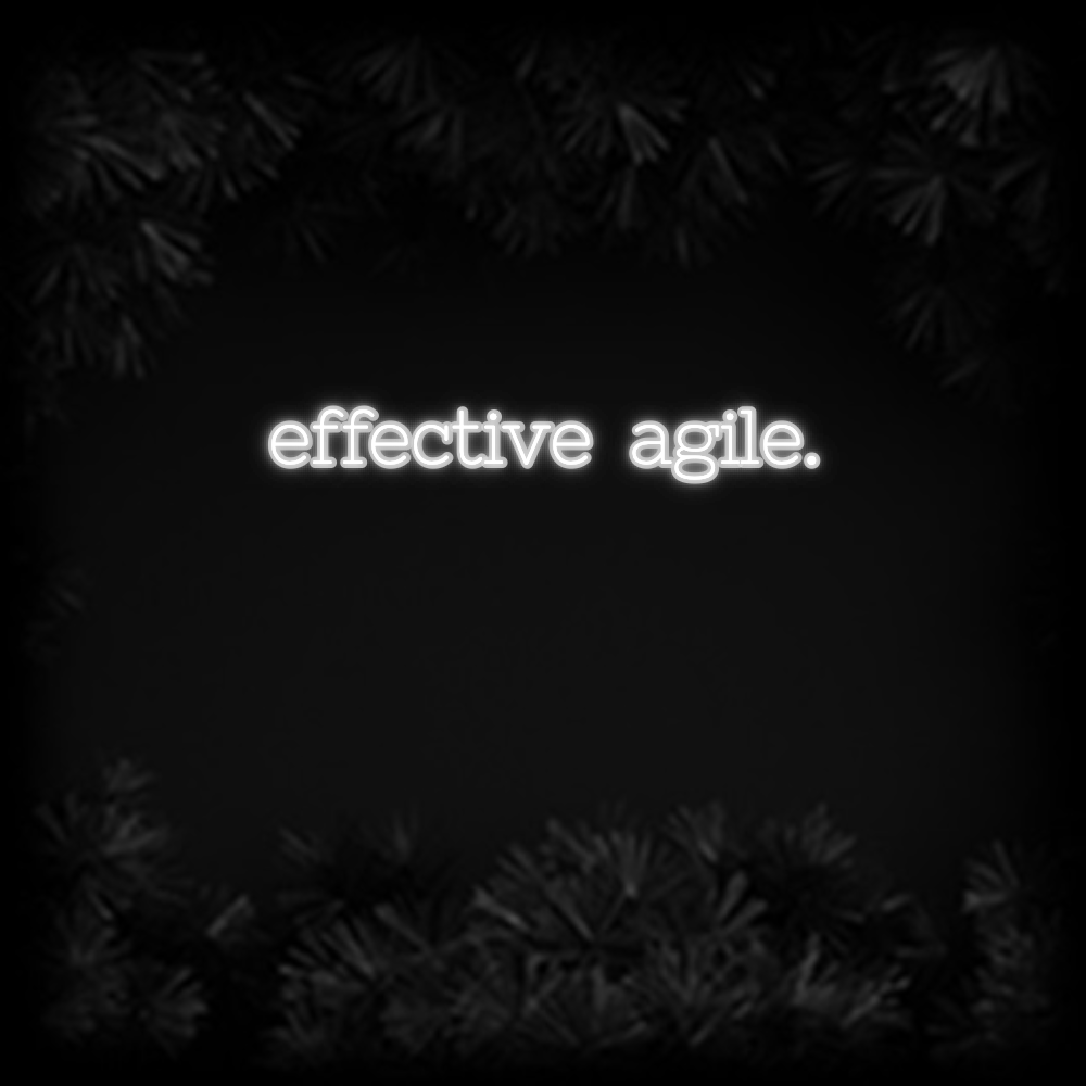 Konfiguriertes Neonschild: effective agile... - Official Neon - led neon schild schriftzug personalisiert