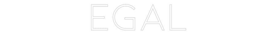 Konfiguriertes Neonschild: EGAL - Official Neon - led neon schild schriftzug personalisiert