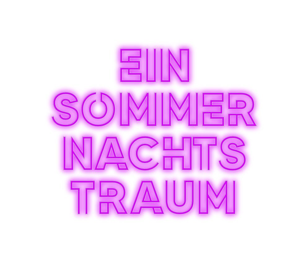 Konfiguriertes Neonschild: EIN SOMMER ... - Official Neon - led neon schild schriftzug personalisiert