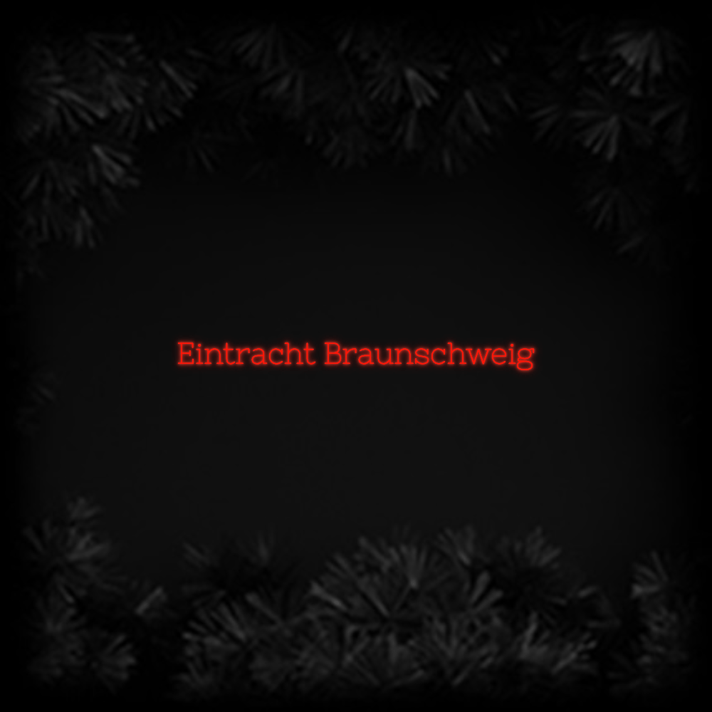Konfiguriertes Neonschild: Eintracht Braun... - Official Neon - led neon schild schriftzug personalisiert