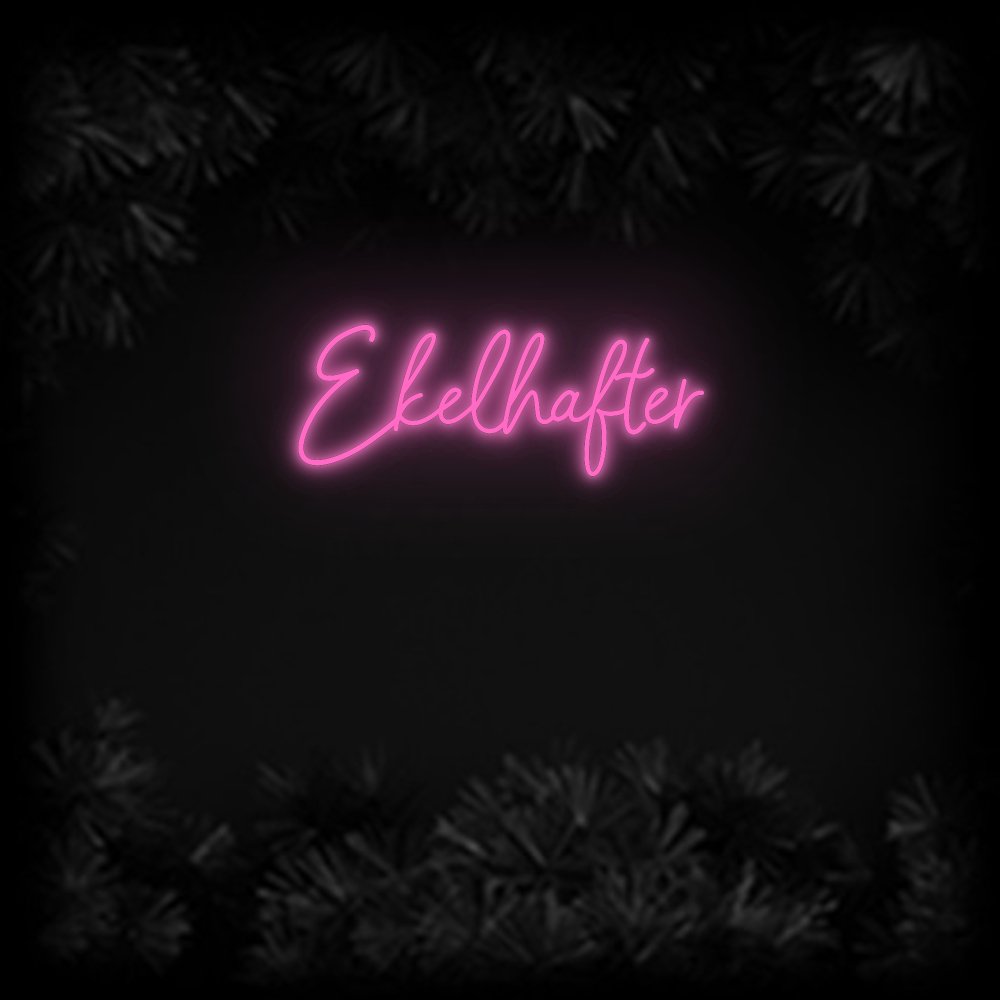 Konfiguriertes Neonschild: Ekelhafter - Official Neon - led neon schild schriftzug personalisiert