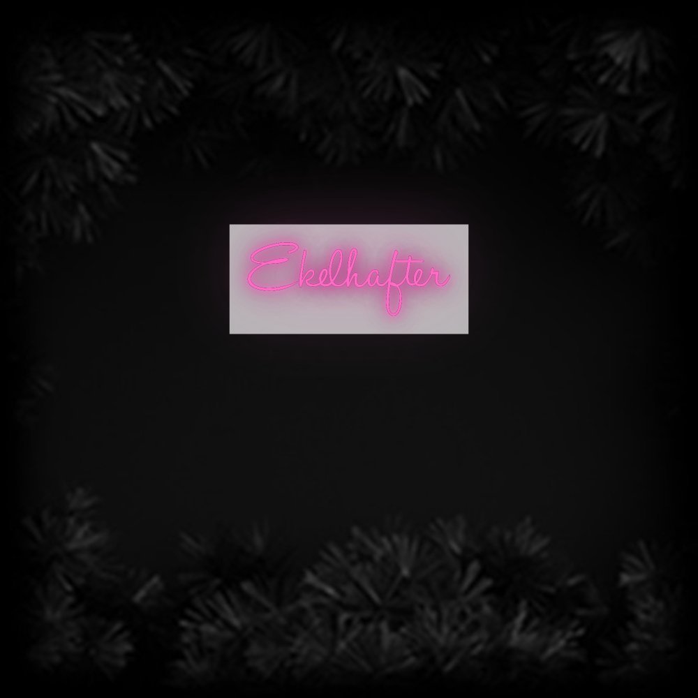 Konfiguriertes Neonschild: Ekelhafter - Official Neon - led neon schild schriftzug personalisiert