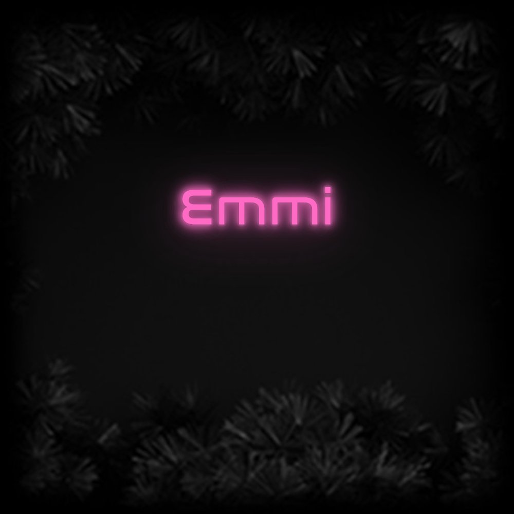 Konfiguriertes Neonschild: Emmi - Official Neon - led neon schild schriftzug personalisiert