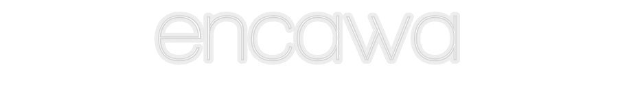 Konfiguriertes Neonschild: encawa - Official Neon - led neon schild schriftzug personalisiert