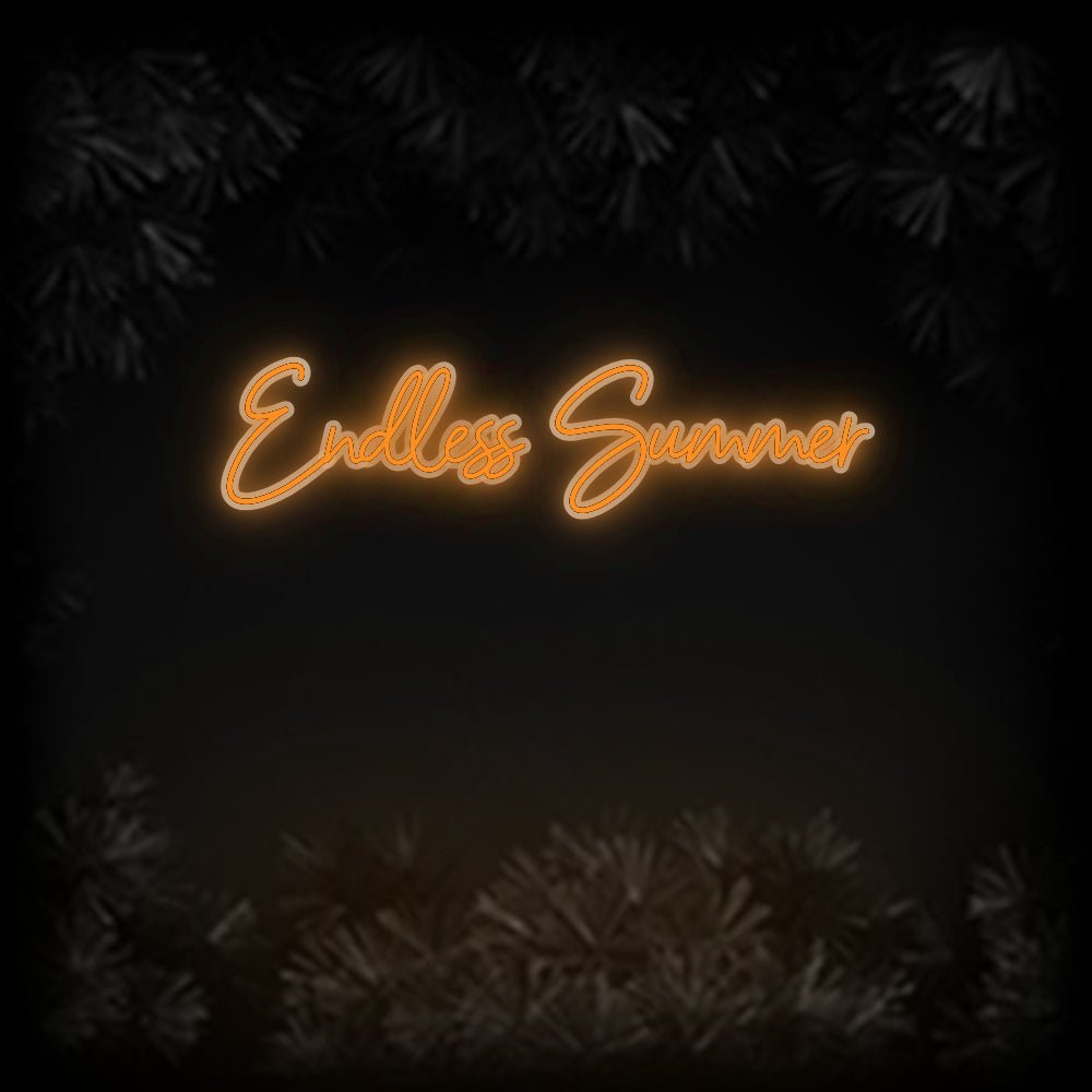 Konfiguriertes Neonschild: Endless Summer - Official Neon - led neon schild schriftzug personalisiert