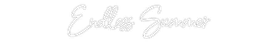 Konfiguriertes Neonschild: Endless Summer - Official Neon - led neon schild schriftzug personalisiert