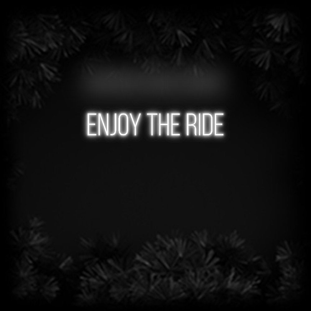 Konfiguriertes Neonschild: Enjoy the ride - Official Neon - led neon schild schriftzug personalisiert