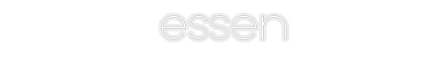 Konfiguriertes Neonschild: essen - Official Neon - led neon schild schriftzug personalisiert