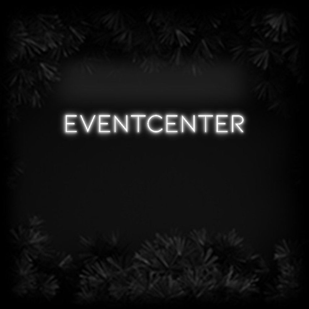 Konfiguriertes Neonschild: EVENTCENTER - Official Neon - led neon schild schriftzug personalisiert
