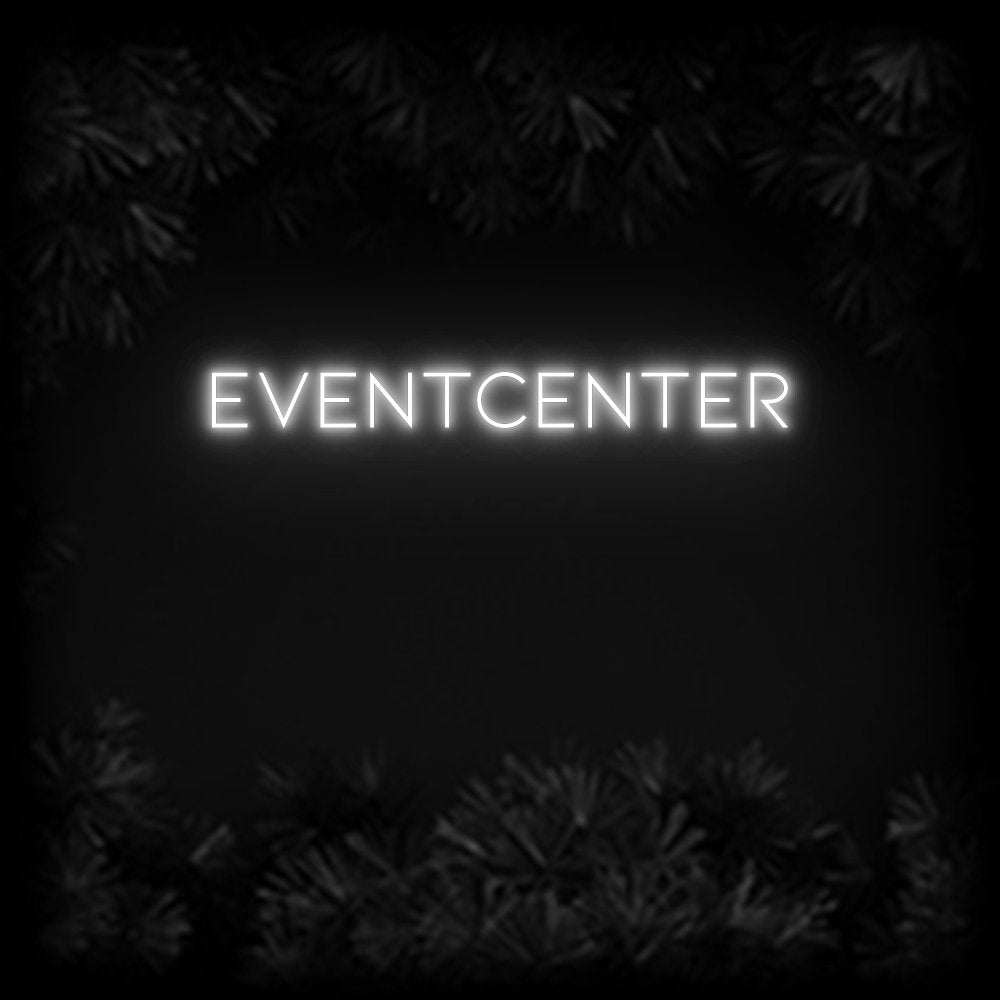 Konfiguriertes Neonschild: EVENTCENTER - Official Neon - led neon schild schriftzug personalisiert
