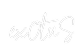 Konfiguriertes Neonschild: ex0tuS - Official Neon - led neon schild schriftzug personalisiert