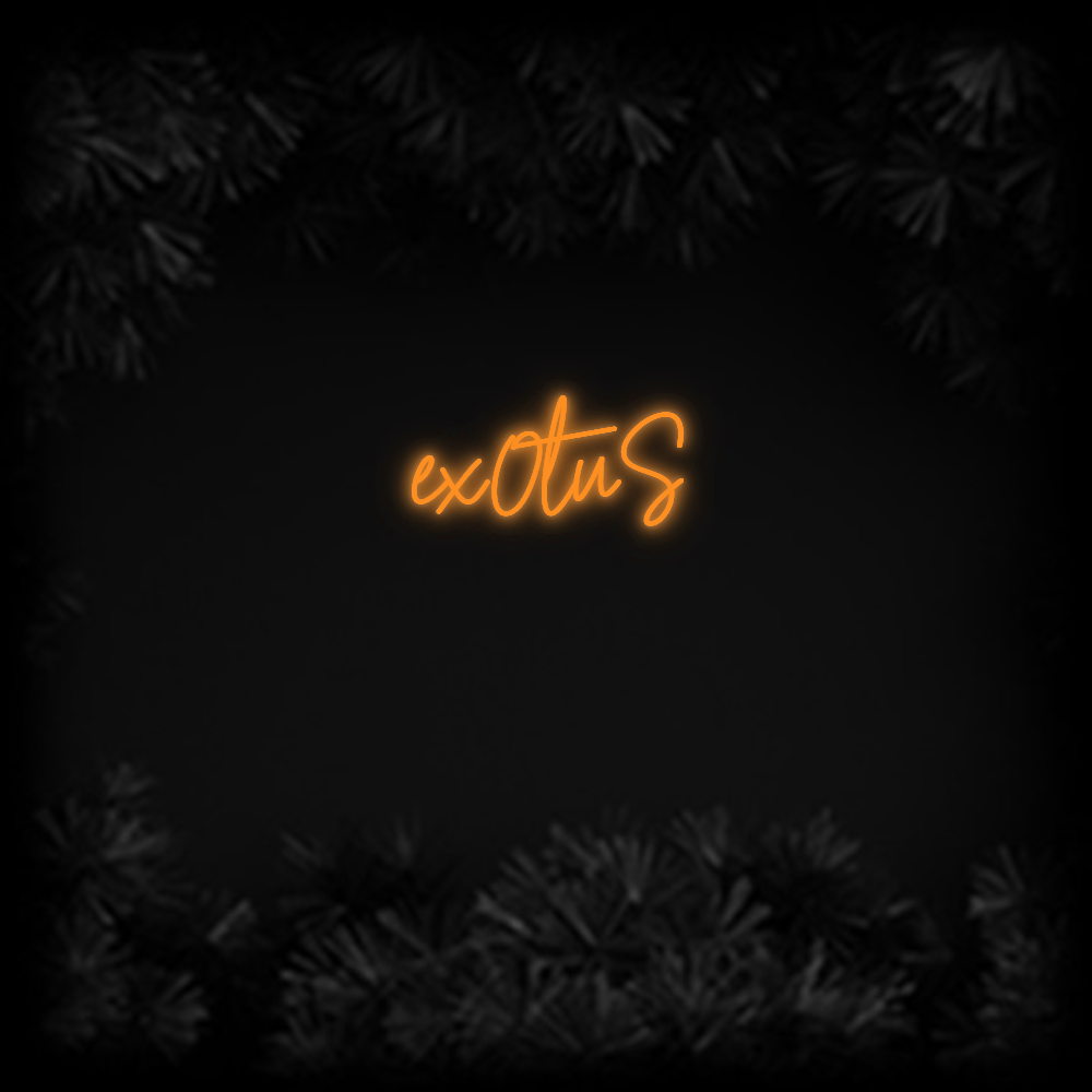 Konfiguriertes Neonschild: ex0tuS - Official Neon - led neon schild schriftzug personalisiert