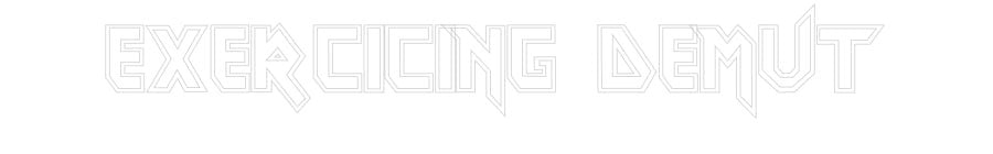 Konfiguriertes Neonschild: Exercicing De... - Official Neon - led neon schild schriftzug personalisiert