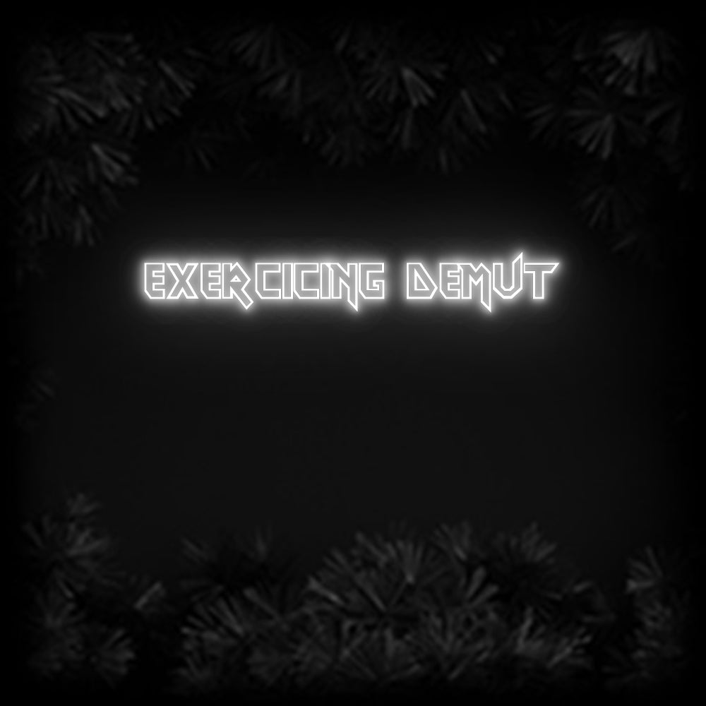 Konfiguriertes Neonschild: Exercicing De... - Official Neon - led neon schild schriftzug personalisiert