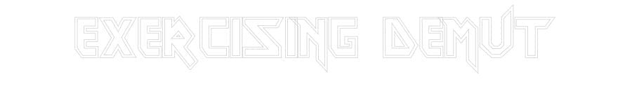 Konfiguriertes Neonschild: EXERCISING DE... - Official Neon - led neon schild schriftzug personalisiert