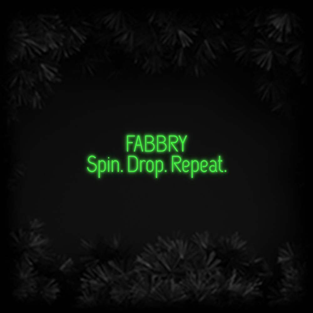 Konfiguriertes Neonschild: FABBRY Spin.... - Official Neon - led neon schild schriftzug personalisiert