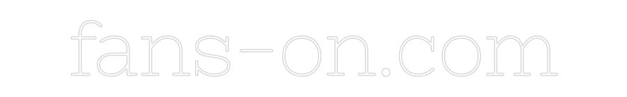 Konfiguriertes Neonschild: fans - on.com - Official Neon - led neon schild schriftzug personalisiert