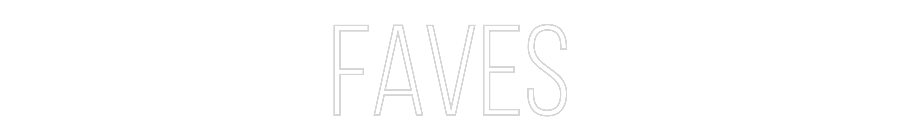 Konfiguriertes Neonschild: FAVES - Official Neon - led neon schild schriftzug personalisiert