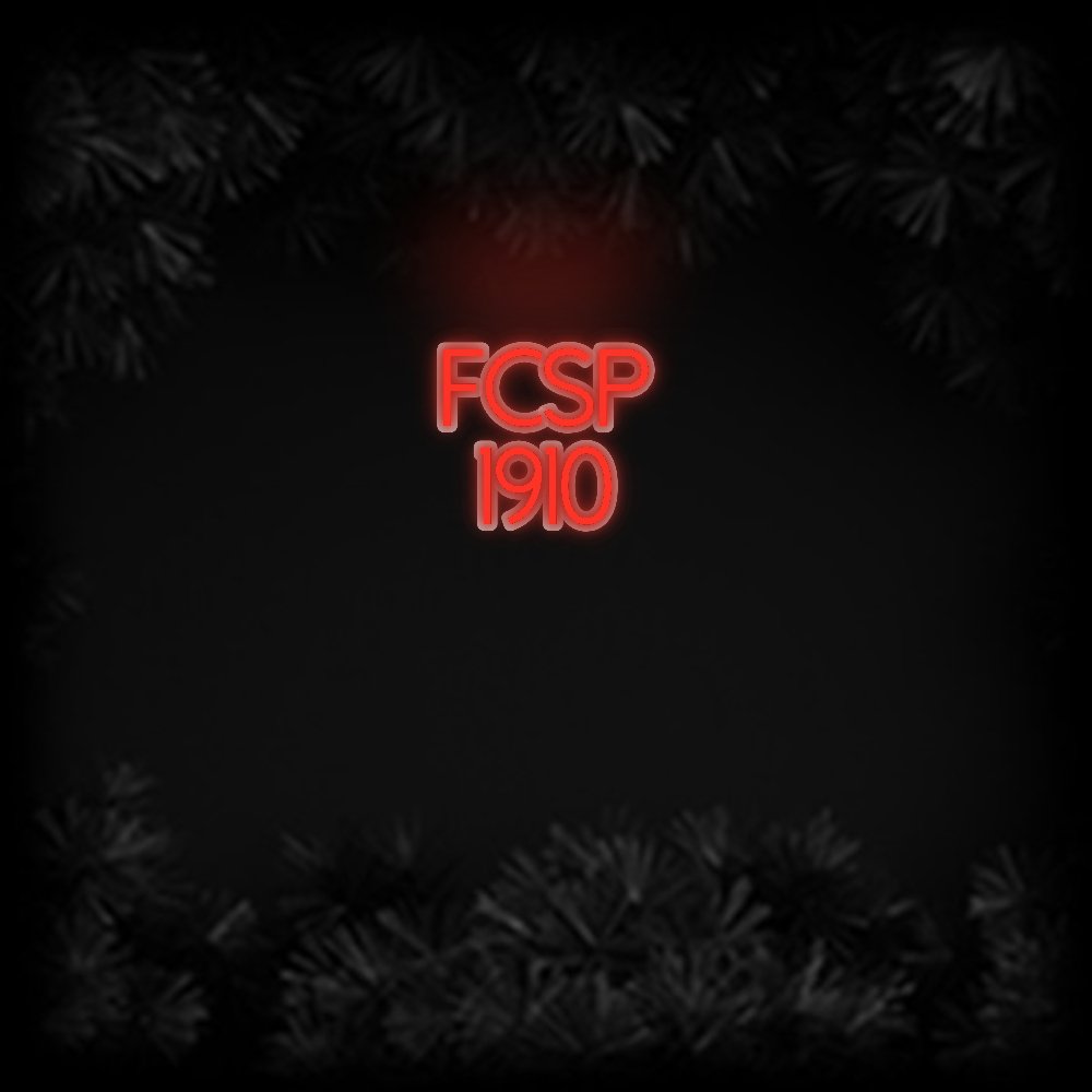 Konfiguriertes Neonschild: FCSP 1910 - Official Neon - led neon schild schriftzug personalisiert
