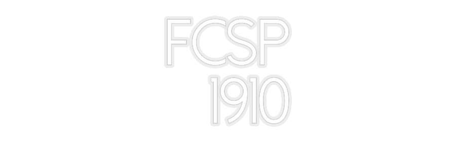 Konfiguriertes Neonschild: FCSP 1910 - Official Neon - led neon schild schriftzug personalisiert