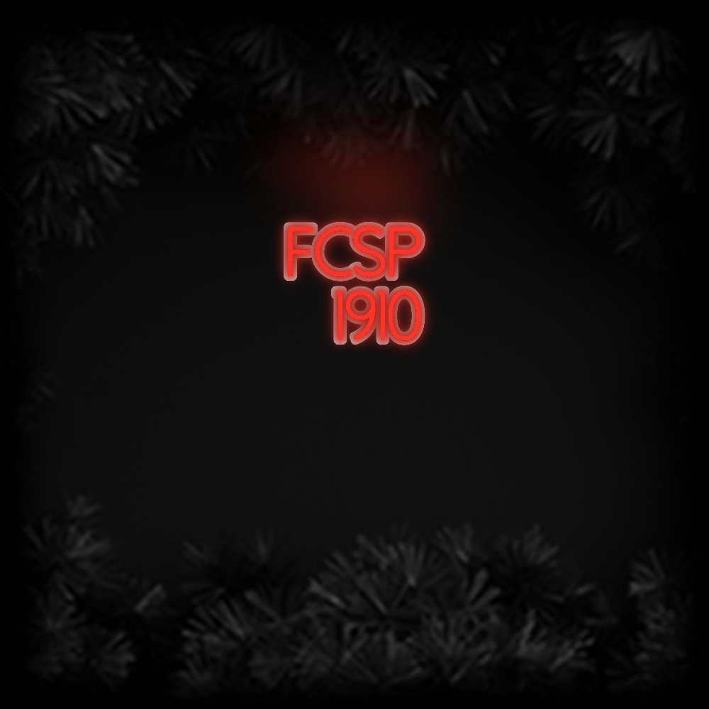 Konfiguriertes Neonschild: FCSP 1910 - Official Neon - led neon schild schriftzug personalisiert