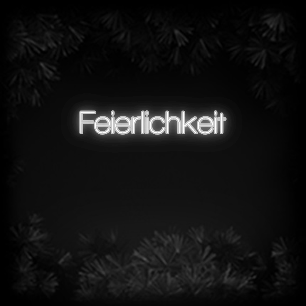 Konfiguriertes Neonschild: Feierlichkeit - Official Neon - led neon schild schriftzug personalisiert