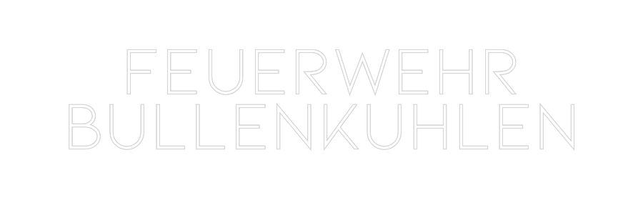 Konfiguriertes Neonschild: Feuerwehr Bu... - Official Neon - led neon schild schriftzug personalisiert