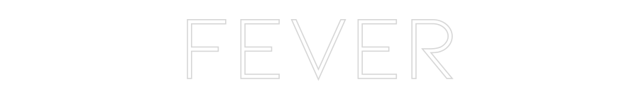 Konfiguriertes Neonschild: Fever - Official Neon - led neon schild schriftzug personalisiert