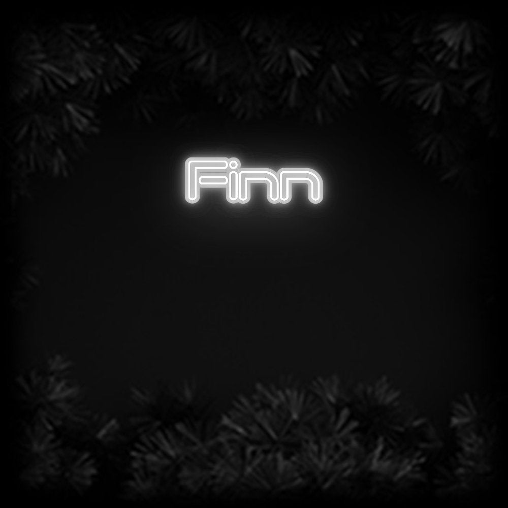 Konfiguriertes Neonschild: Finn - Official Neon - led neon schild schriftzug personalisiert