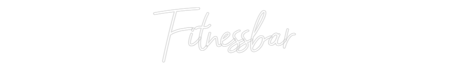 Konfiguriertes Neonschild: Fitnessbar - Official Neon - led neon schild schriftzug personalisiert